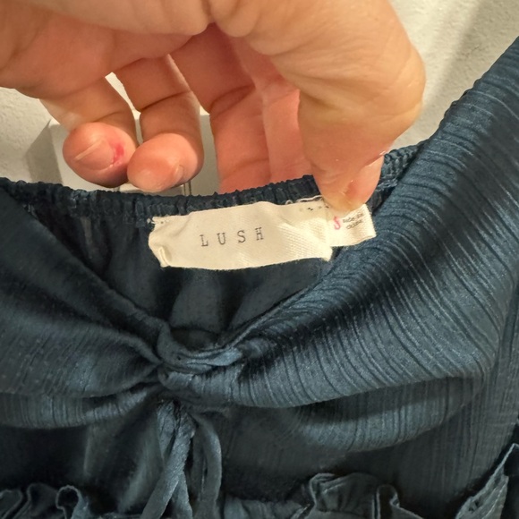 Lush Ruffle Mini Dress - Picture 2 of 6